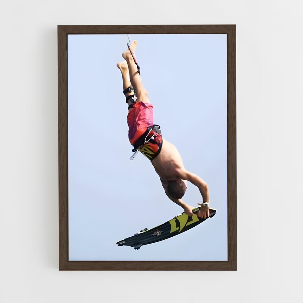 Poster Kevin langeree – affiche Kitesurf (vue 5)